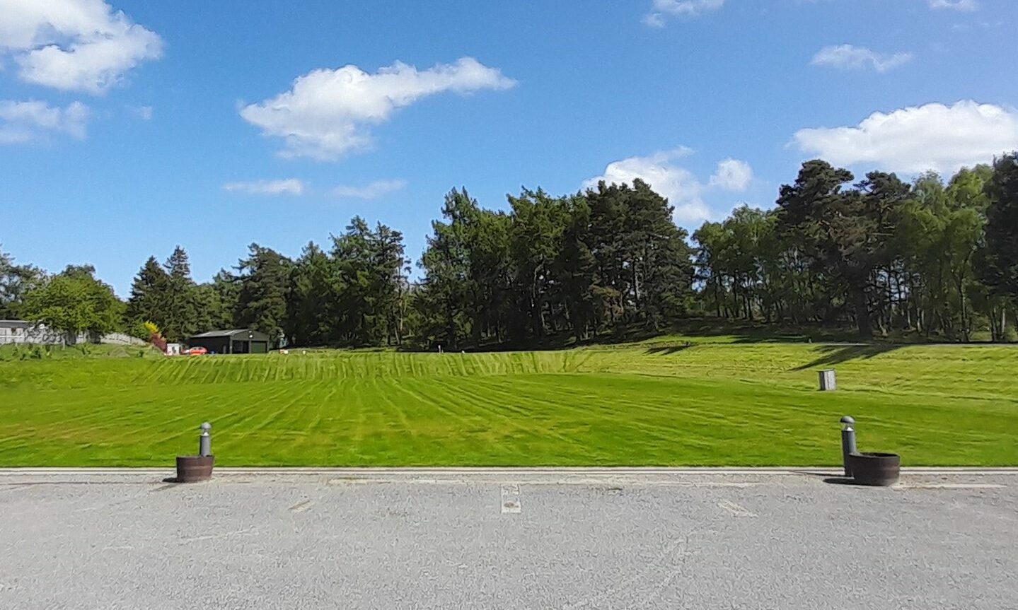 View of dedicated events green field at Grantown East. 