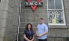 Catherine and Gavin Begg outside the Aberdeen YMCA. Image: Lauren Taylor / DC Thomson.