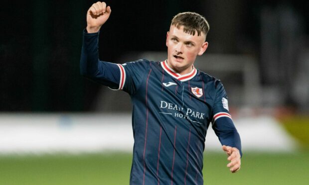 Kyle Connell pictured during his loan spell at Raith Rovers.