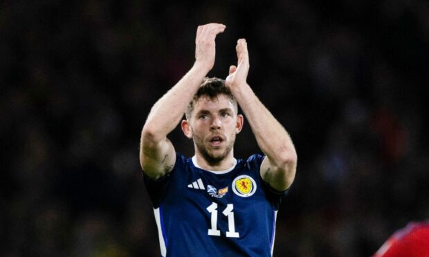 Inverness-born Ryan Christie has earned 39 caps for Scotland and is a key man for boss Steve Clarke. Image: SNS Group