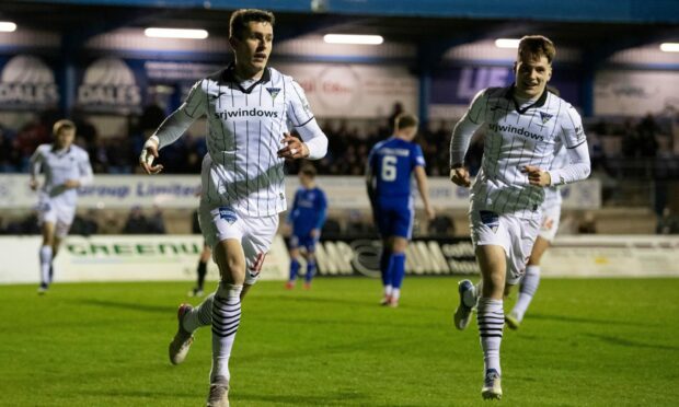 Nikolay Todorov, left, scored 11 times last season for League One champions Dunfermline Athletic.. Image: SNS
