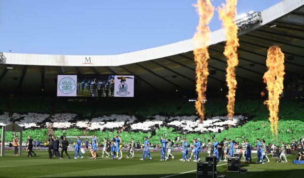 Celtic defeated Caley Thistle in the Scottish Cup final last season. Image: SNS.