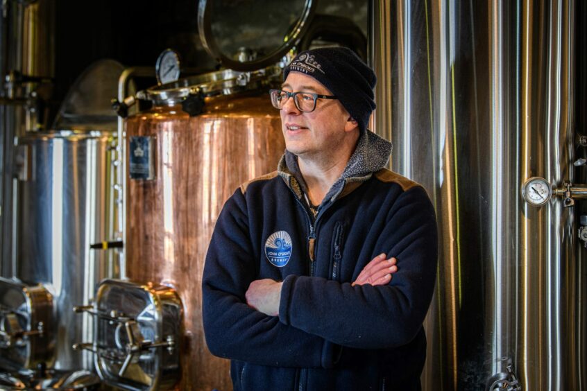 John Mainprize, director and head brewer at John o' Groats Brewery.