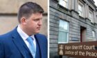 Police officer Kyle MacKinnon was acquitted of all charges at Elgin Sheriff Court. Images: DC Thomson/JasperImage