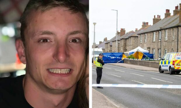 Michael Jenkins died on Watermill Road, Fraserburgh. Images: Facebook/DC Thomson