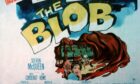 A lobby card from 1958 science fiction film The Blob starring Steve McQueen. Image: Kobal/Shutterstock.