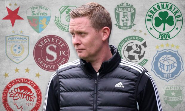 Aberdeen boss Barry Robson has a while to wait before he finds out which club they will meet in the Europa League qualifying play-off.