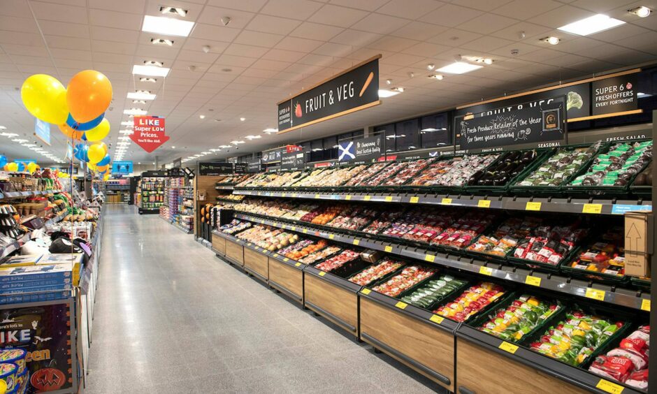 New look Aldi store.