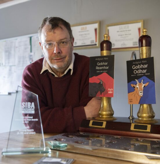 Fergus Stokes of Ardgour Ales, one of the business affected by the Corran Ferry