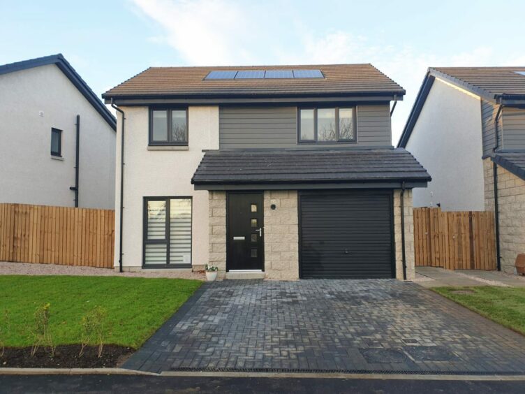 The Argyll new build home in Aberdeenshire.