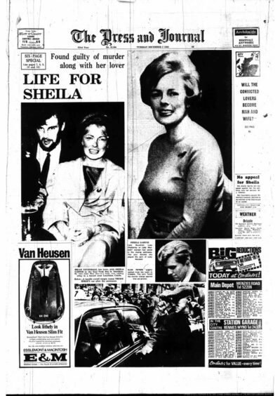P&J Front Cover dated December 2, 1968. Supplied by DCT Archives