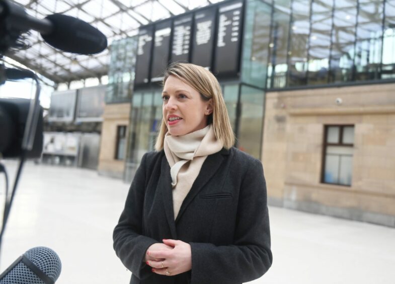 Education Secretary Jenny Gilruth and ministers are "aware" of the mounting issues with the school roll in Aberdeen. Image: Chris Sumner/DC Thomson.