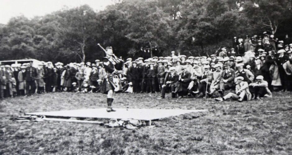 The Cabrach Highland Games in the 1930s.
