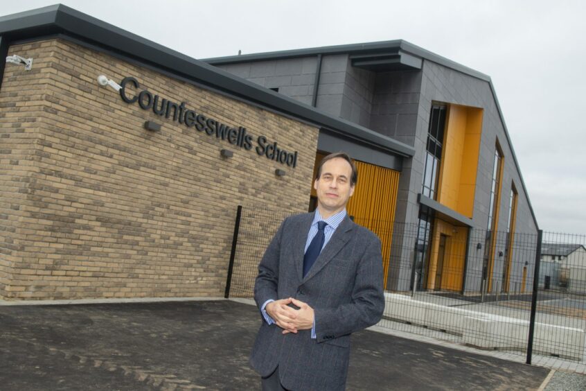 Council education convener Martin Greig addressed the concerns about the school roll and the looming difficulties in fitting children from the same family in the same schools. Image: Norman Adams/Aberdeen City Council.