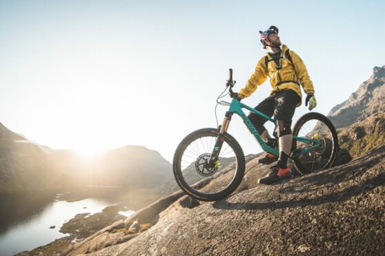 Danny MacAskill superstar mountain biker will perform at this weekend at Nevis Range. Image: Dave Mackison.