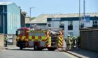 Fire crews were in attendance at York Street during the afternoon. Image: Darrell Benns/ DC Thomson.