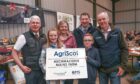 The Brown family of Auchmaliddie Mains Farm, were presented with the
Scotch Beef Farm of the Year award. Picture by Darryl Benns/DC Thomson.