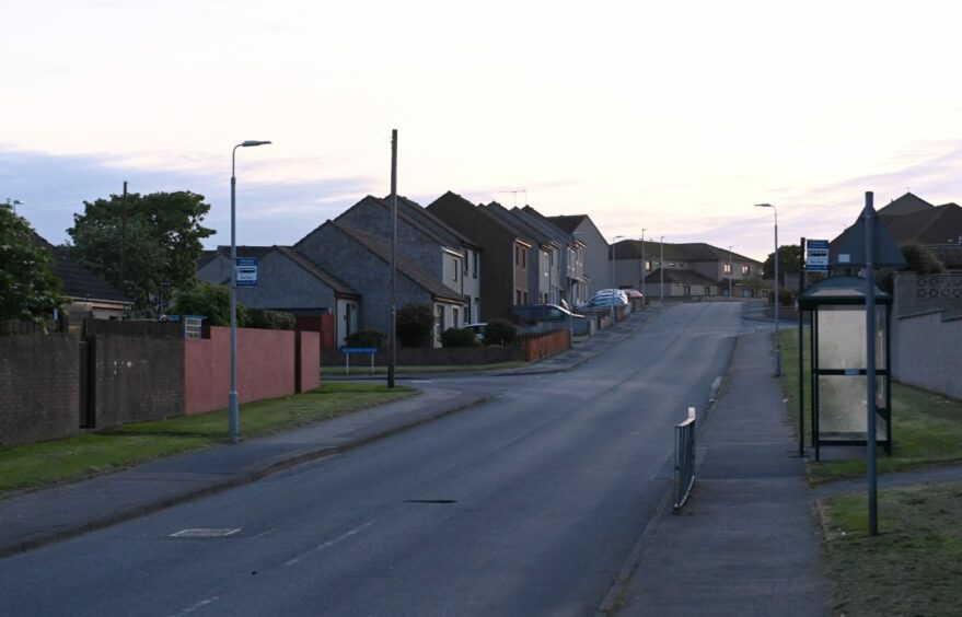 A general view of Inverugie Road in Peterhead. 