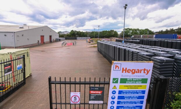 Future of the £7.7million recycling centre remains unclear. Image: Darrell Benns/DC Thomson