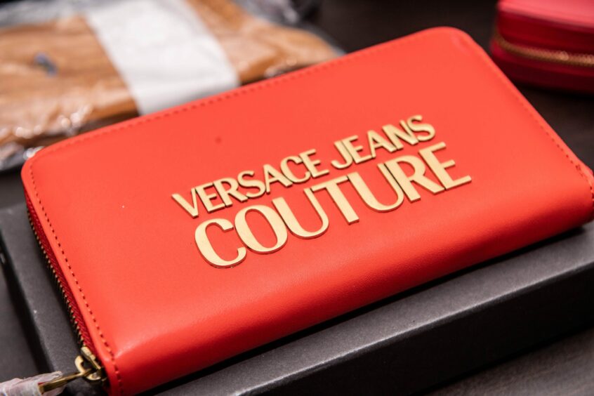 Versace Jeans Couture wallet at House of Jane in Aberdeenshire.