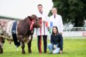 Kenny, Sally and Rebecca Mair from Kinnermit won the beef breeder native championship