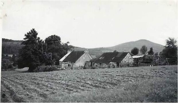 Esson's Croft on the lower slopes of Bennachie. Image: Bailies of Bennachie