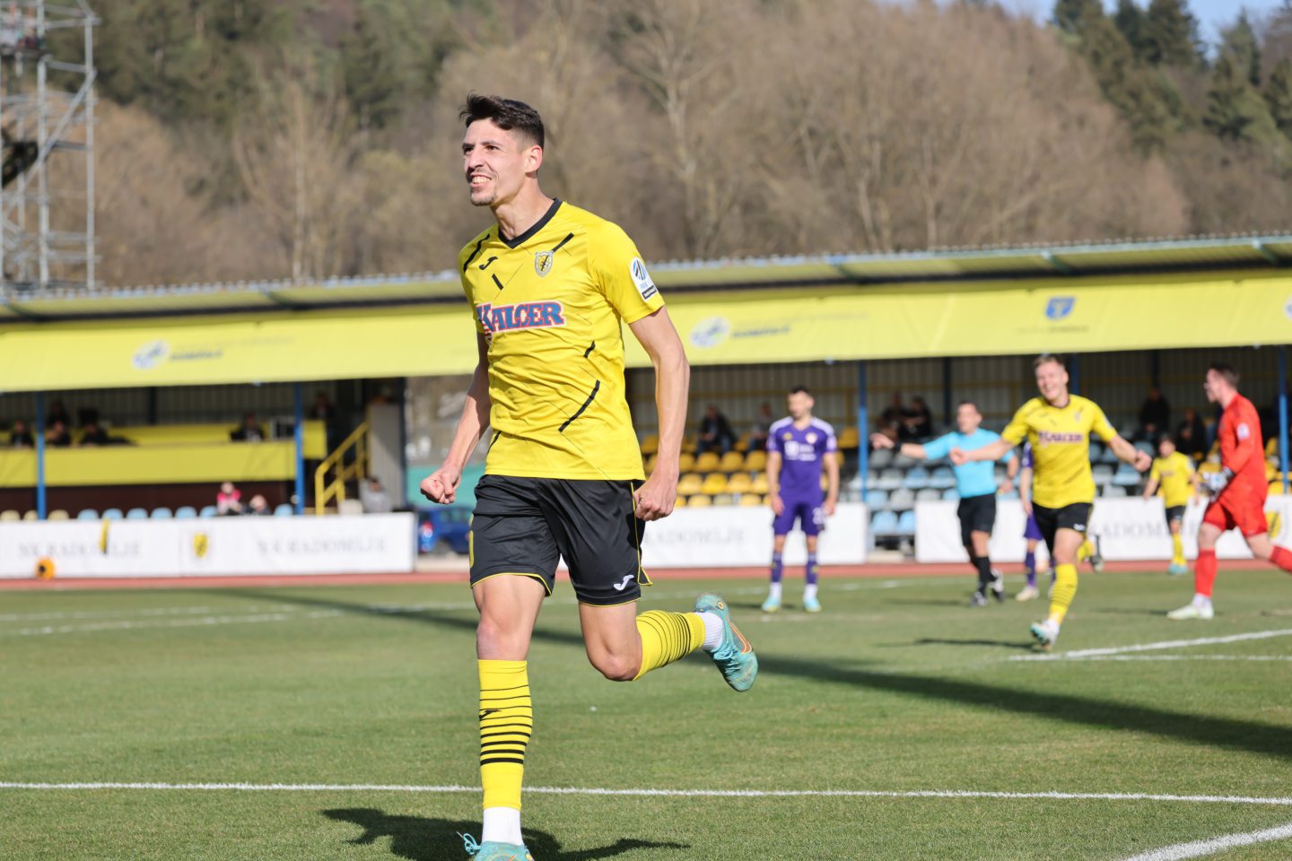 Aberdeen have secured Ester Sokler who is pictured in action for NK Radomlje