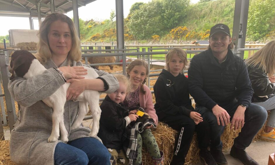 A trip to Farm Stop in Portlethen gave the whole family memories to last a lifetime.   Image: Sabina Nowotny