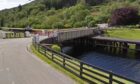 Google Maps image of Gairlochy Swing Bridge.