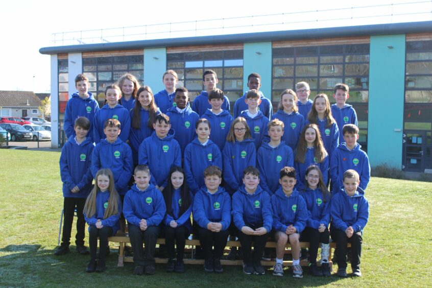 Greenbrae School P7 pupils