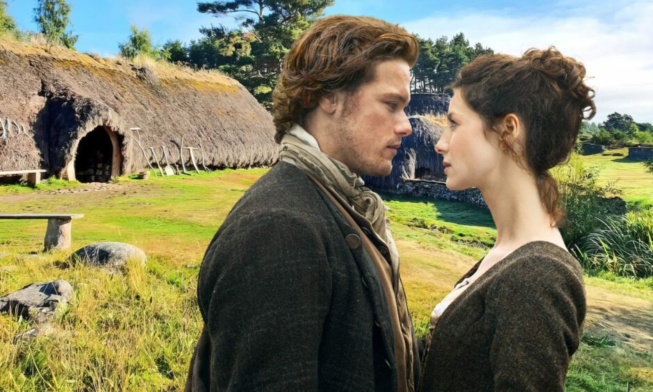 An episode from Series 1 of Outlander was filmed at the Highland Folk Museum.  Image: DCT Design
