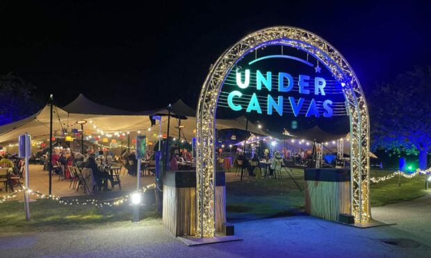 Eden Court's hugely-popular Under Canvas summer festival returns to Inverness from Wednesday July 5. Image: Supplied by Scott Begbie