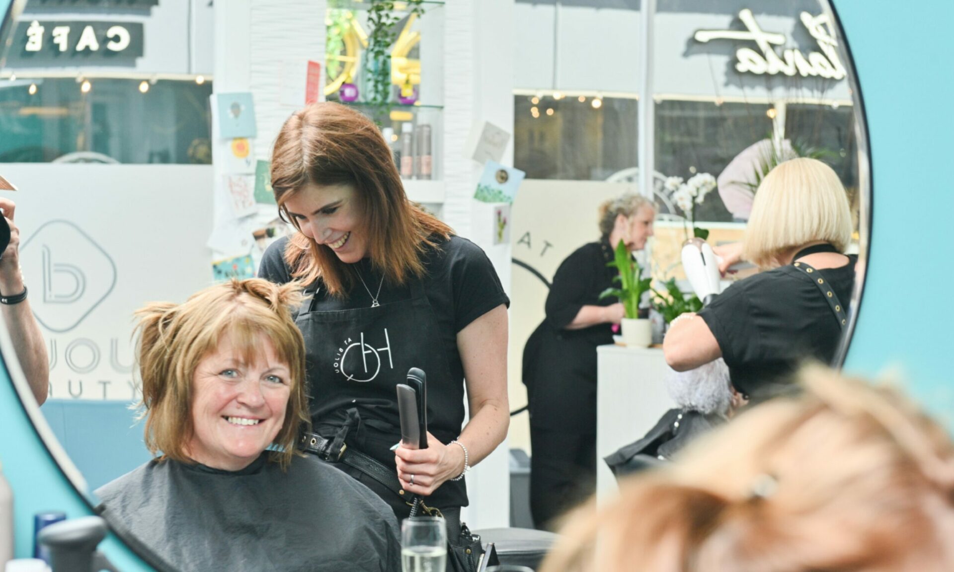 HQ at Bijou Hairdressers stick together to open new Elgin salon