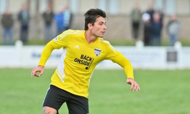 Lewis Wilson, pictured when he appeared for Peterhead in pre-season, has joined Formartine United