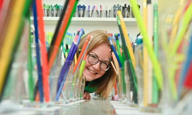 Pencil Me In owner Sarah Holmes has said the business was a "childhood dream". Image: Jason Hedges/DC Thomson