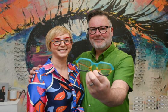 Lindsey and Chris Jones have recently taken over the former Optical Warehouse in Rosemount. Image: Kenny Elrick/DC Thomson