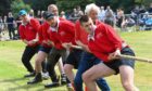 Aberdeen Highland Games 2023 at Hazlehead Park.
Elgin during the Tug of war. Image: Kenny Elrick/DC Thomson