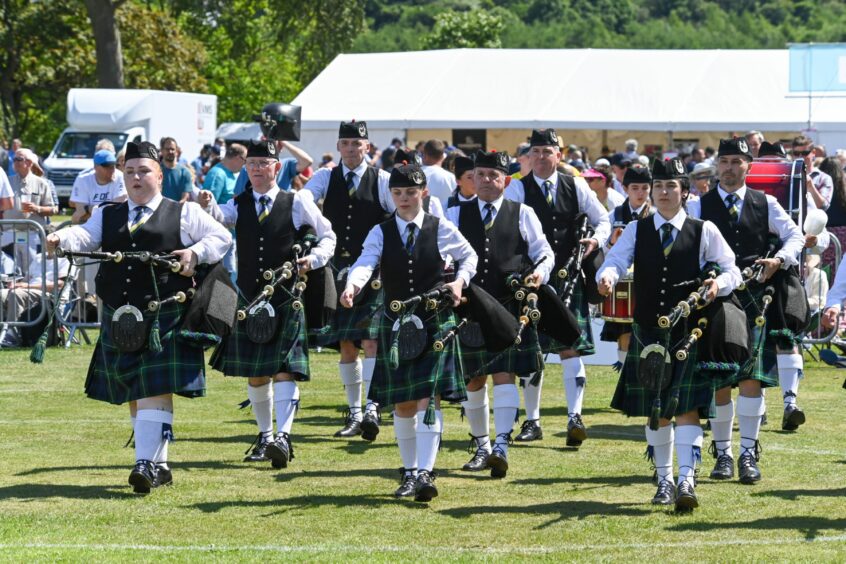 City of Aberdeen Pipe Band.