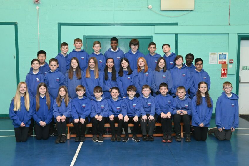 Last Class - P7, Middleton Park School, P7 pupils
