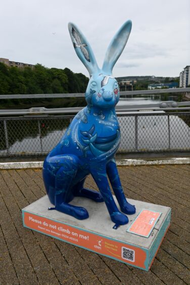 Turn the Tide by Donna Newman at Wellington Suspension Bridge in Aberdeen