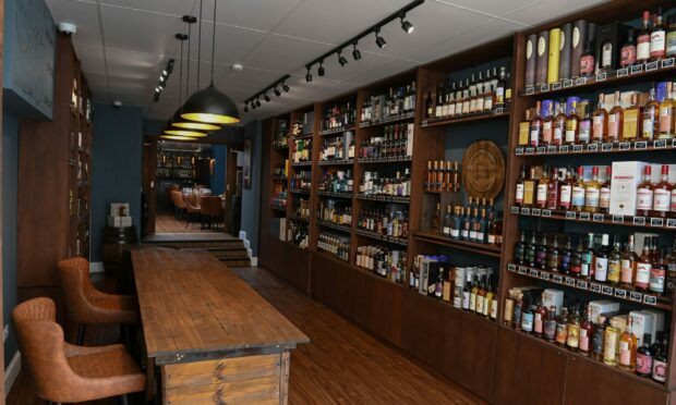 The new look Aberdeen Whisky Shop opens its doors on Saturday. Image: Kenny Elrick/DC Thomson