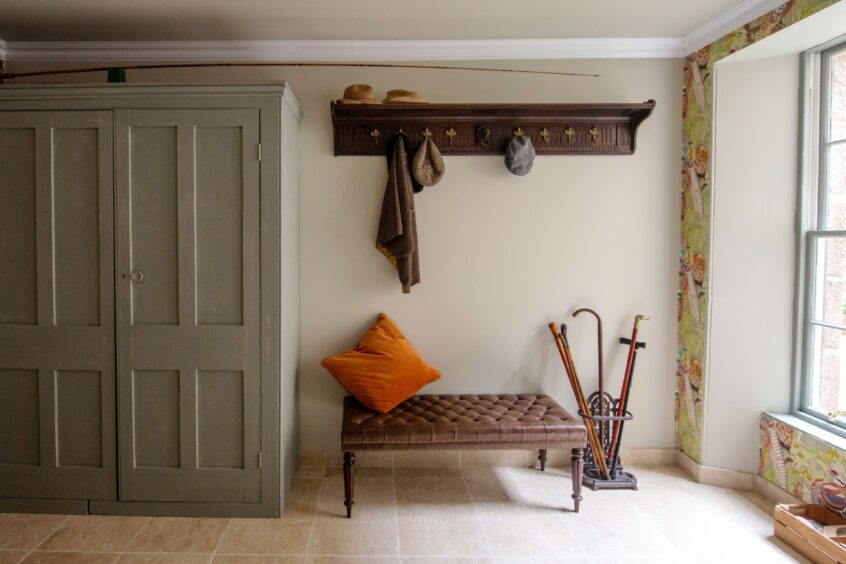 This room off the courtyard captures the essence of country life