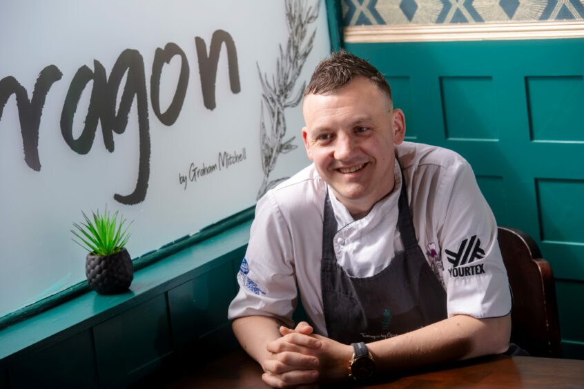 Graham Mitchell, chef at Tarragon in Aberdeen
