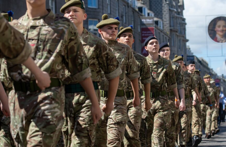 Aberdeen's Armed Forces Day parade 