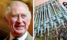 King Charles III's Birkhall estate is eyeing up a set of corroded gates from Union Terrace Gardens. Image: PA/Aberdeen City Council