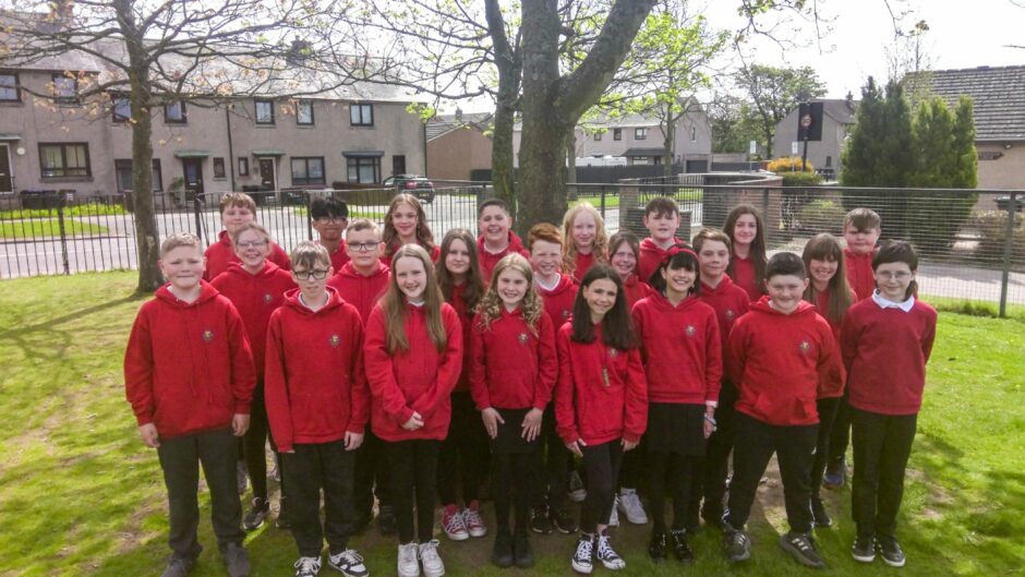 Kingsford Primary School, P7 pupils,  Class P7LH