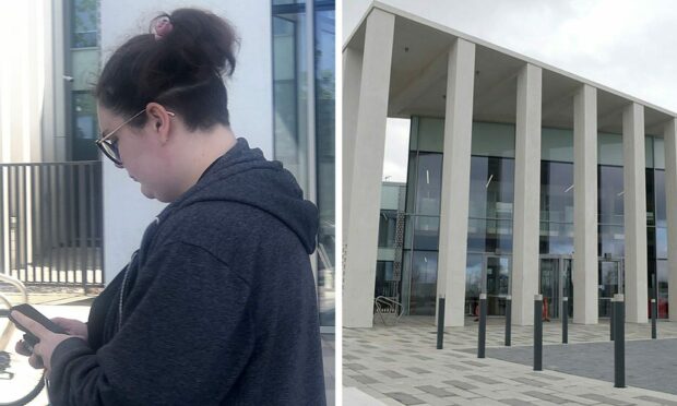 Careless driver Maisie Horn, 22, was given a road ban at Inverness Sheriff Court. Images: DC Thomson