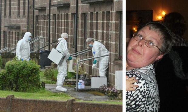 Elizabeth Watson was pronounced dead at the scene of the incident in Peterhead's Catto Drive.