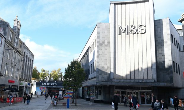 Could M&S be about to close its main Aberdeen store in St Nicholas Street. Image: Paul Glendell/DC Thomson