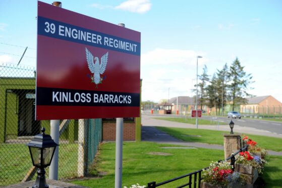 Reece Hume, of Kinloss Barracks, appeared at Elgin Sheriff Court on Monday. Image: DC Thomson